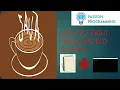 How to print hello world in java