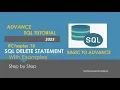 MS SQL Delete Statement Learn How to Use SQL Delete Statement Delete Records from SQL
