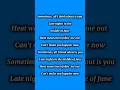Download Lagu Heat wave Lyrics #lyricsshort#heatwave#short