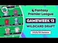Lagu FPL GW13: WILDCARD DRAFT | Thiago, B.Fernandes \u0026 Minteh | Fantasy Premier League 2025/26 Tips