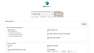 EBSCOhost Basic Search Tutorial