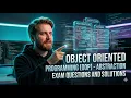 Object Oriented Programming OOP - Abstraction Exam Questions and Solutions