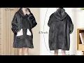 Touchat Wearable Blanket Hoodie https amzn