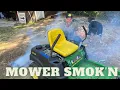 Riding Mower Smoking QUICK FIX Cylinder Leak Down Test Briggs