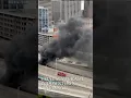 Fatal semi crash fire shuts down roads in downtown Cincinnati