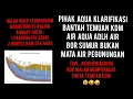 AQUA KLARIFIKASI! SEMUA HNY GIMMICK MARKETING! GA CUMA AQUA! SEMUA AIR KEMASAN DARI BOR SUMUR!
