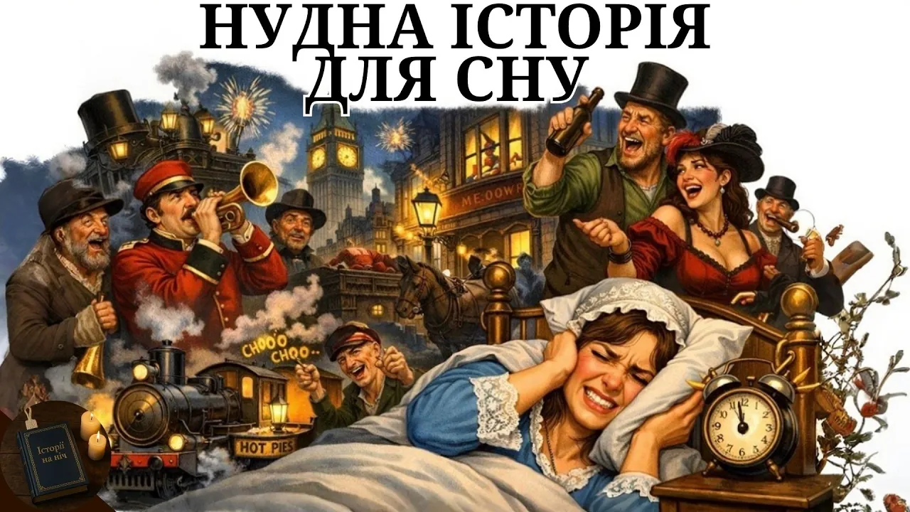 🌙🏙️🕯️ Спроба Заснути У Галасливу Вікторіанську Ніч У Місті 😴 | Історія Для Сну