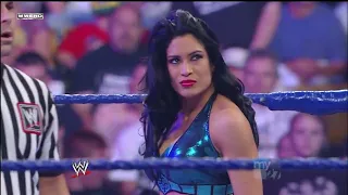 Smackdown 10 2 09 Melina Vs Michelle McCool مسابقات قهرمانی زنان YouTube 