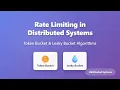 Rate Limiting in Distributed Systems Token Bucket Leaky Bucket Algorithms Explained