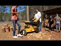 28 Ton Log Splitter Tractor Supply - Splitting Firewood