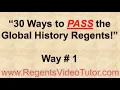 How to Pass the Global History Regents - Way 1