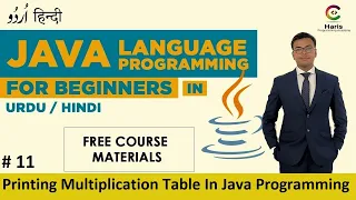Printing Multiplication Table Exercise Solution Intellij Idea JAVA Programming Hindi Urdu