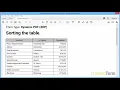 AEM Forms Sorting a dynamic table