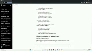 Python high cpu scrapy how to debug