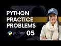 Python Question 05 Compute the greatest common divisor GCD of two positive integers