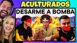 UM DALTÔNICO, UM GORDO, E UM ROSTINHO BONITO TENTAM DESARMAR UMA BOMBA! // REACT