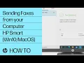 Sending Faxes from Your Computer Using HP Smart HP Printers HP Support