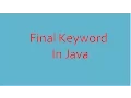 Java Bangla Tutorial part 28 Final keyword in java