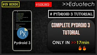 pydroid 3 tutorial how to install python in android phone python in android