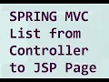 Spring C E-Commerce Application populate list to View using JSTL