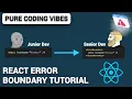 React Error Boundary in Under 10 Minutes - Tutorial