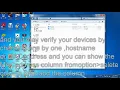 How to find your CCTV IP Camera DVR NVR Biometric etc IP address with IPscan Portscan