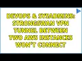 DevOps SysAdmins Strongswan VPN tunnel between two AWS instances won t connect 2 Solutions