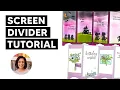 Create This Accordion Fun Fold Panel Card DIY Screen Divider Card