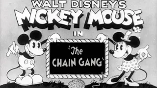 Mickey Mouse The Chain Gang 1930  Mickey Mouse The Chain Gang 1930