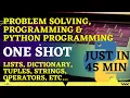 Introduction To Python Programming One Shot
