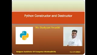 Python Constructor and Destructor