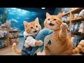 Download Lagu Mama Cat Takes Ginger Kitten to the Aquarium on the Weekend—They Witness a Couple’s Proposal 🐱💍