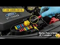 FORD F-150 Engine Starter FUSE RELAY LOCATION 2009-2014