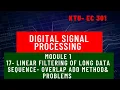 Digital Signal Processing Module 1 Part 17 Overlap save and add method