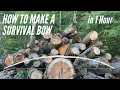 Download Lagu How to Make A Survival Bow | 1 Hour Build