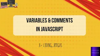 Variables Comments in JavaScript