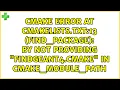CMake Error at CMakeLists txt 13 find - package By not providing FindGeant4 cmake in