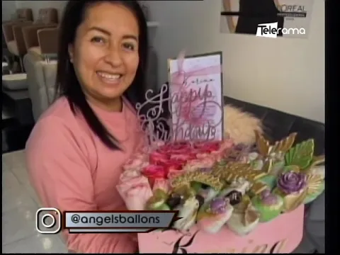 Emprendimiento Angel's Balloons crea arreglos de globos y flores