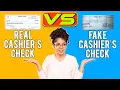 Real vs Fake Cashier s Check How to Tell the Difference
