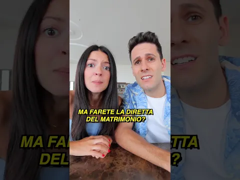 La DIRETTA del MATRIMONIO 👰🏻‍♀️🤵🏻