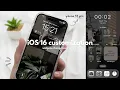 iOS16 aesthetic customization dark theme widgets change icons tutorial