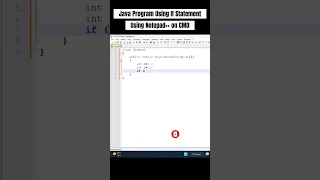 Java Program Using If Statement program tutorial