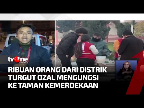 Seribu Warga Korban Gempa Turki Mengungsi ke Taman Kemerdekaan