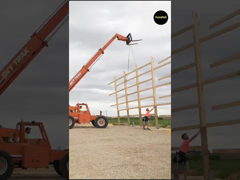Builders Use A Steel Base For A Wooden House #shorts #ytshorts