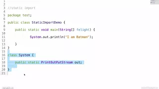Core Java static import concept in Java