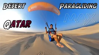 Qatar Desert Paragliding at Sealine with GoPro Max