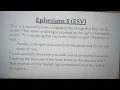 Ephesians 5 ESV Bible Memory Song