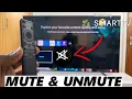How To Mute Unmute Samsung Smart TV Using Solar Remote