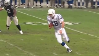 Peyton Manning 27 Yard Run Colts at Raiders Week 16 2010