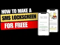 How To Make A Viral SMS LOCK SCREEN For FREEE W Postscripts